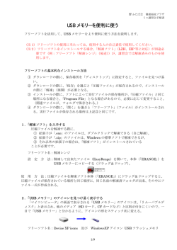 USBメモリーの使い方Ⅱ