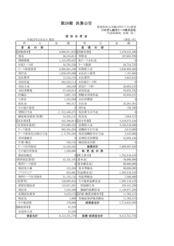 第29期 決算公告