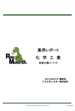 業界レポート 化 学 工 業