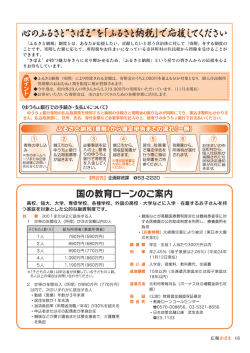 ふるさと納税/国の教育ローン