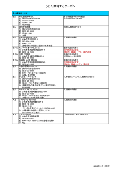 うどん県得するクーポン
