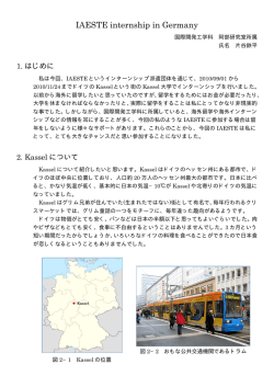 IAESTE internship in Germany