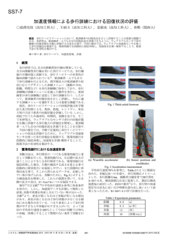 加速度情報による歩行訓練における回復状況の評価