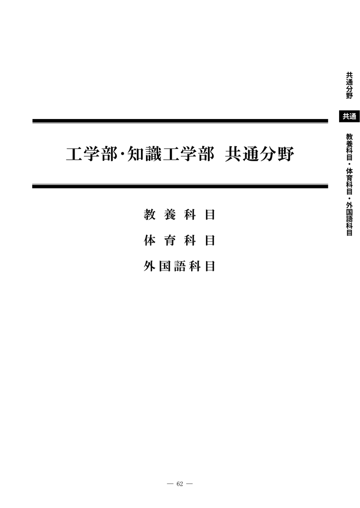 学修要覧 東京都市大学情報基盤センター