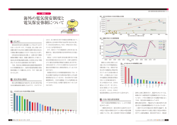 海外の電気保安制度と 電気保安体制について