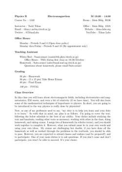 Course Outline