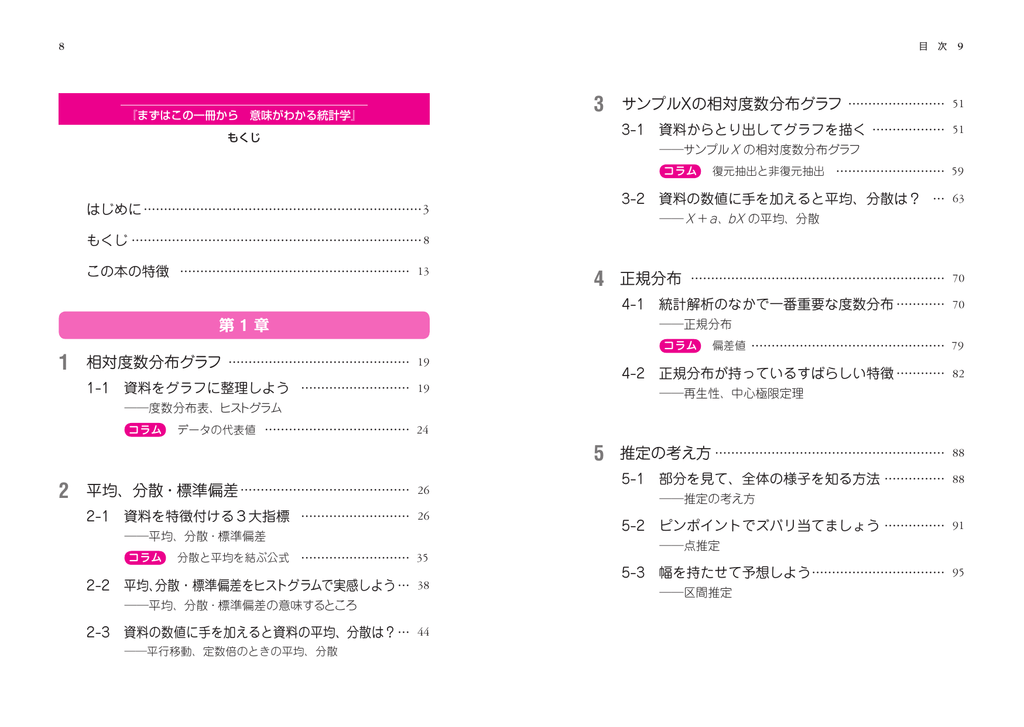 3 サンプルxの相対度数分布グラフ 第 1 章 1 相対度数分布グラフ 2 平均