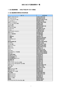 加盟貸金業者の一覧 - JICC 日本信用情報機構