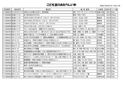 こども室のあたらしい本