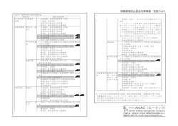 別表3より - AMAC