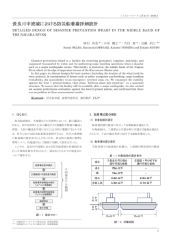 長良川中流域における防災船着場詳細設計
