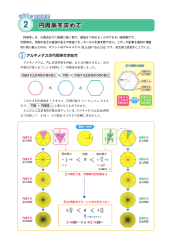 1 2 円周率を求めて