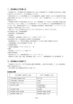 社会福祉士を目指そう
