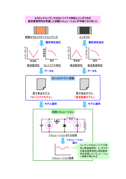 回路シミュレーション 電子部品モデル 「DCバイアスモデル」 積層