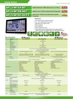 AFL3-W15A-BT AFL3-W15B-H81 AFL3-W15C-ULT3