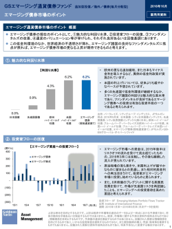 GSエマージング通貨債券ファンド