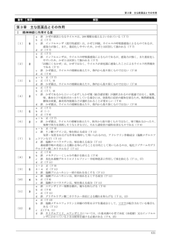 第3章 主な医薬品とその作用