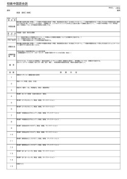 初級中国語会話 渡邉 登紀