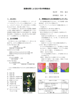 画像処理による生け花の特徴抽出