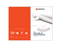 MIC/LINE-IN USB INTERFACE