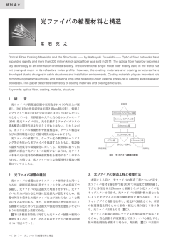 光ファイバの被覆材料と構造