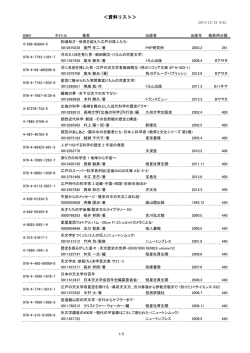 ＜資料リスト＞