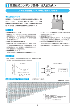 1．高圧進相コンデンサ設備＜油入自冷式