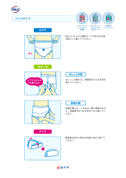 はき方 はずし方 すて方 パンツタイプ