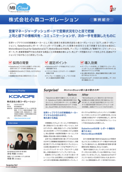 株式会社小森コーポレーション