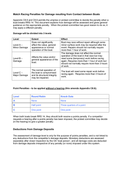 2010年5月Damage Guideline