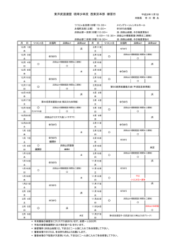 東洋武道連盟 琉球少林流 西東京本部 練習日