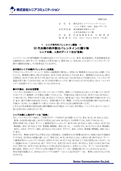 50 代夫婦の約半数はバレンタインに贈り物
