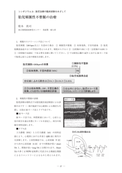 胎児頻脈性不整脈の治療