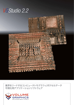 VGStudio 2.2 - Volume Graphics