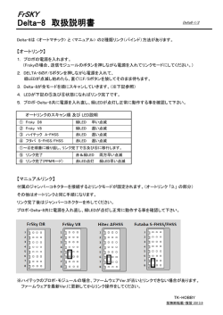 Delta-8 取扱説明書