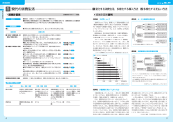 現代の消費生活
