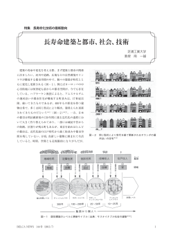 長寿命建築と都市、社会、技術 - 南 一誠研究室