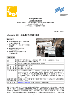 inhorgenta 2011 ファイナルレポート