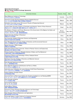 International Exchanges