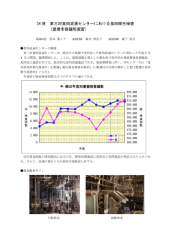 34 班 東三河食肉流通センターにおける食肉衛生検査 （豊橋市保健所実習）