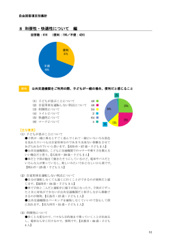 8 利便性・快適性について 編