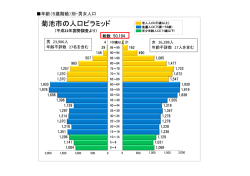 菊池市の人口ピラミッド(PDF 約157KB)