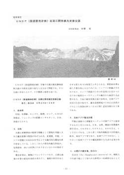 UNDP（国連開発計画）豆満江開発観光資源会議