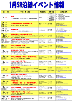 22 日（日） - 埼玉高速鉄道