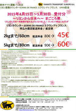 こちら - Yamato Transport Europe BV