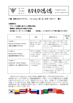第14号 - 埼玉県立川越高等学校