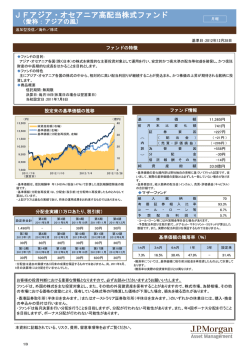 JFアジア・オセアニア高配当株式ファンド