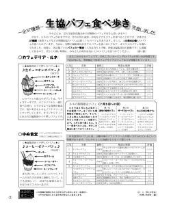 特集「生協パフェ食べ歩き」