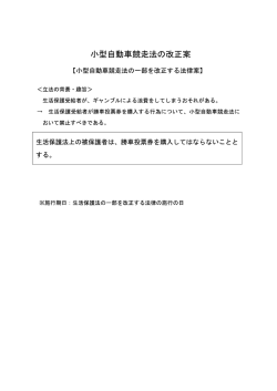 この法案の概要