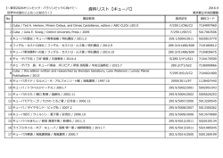資料リスト【キューバ】